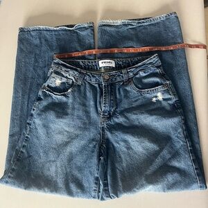 RSQ Blue Flare Wide Leg Jeans